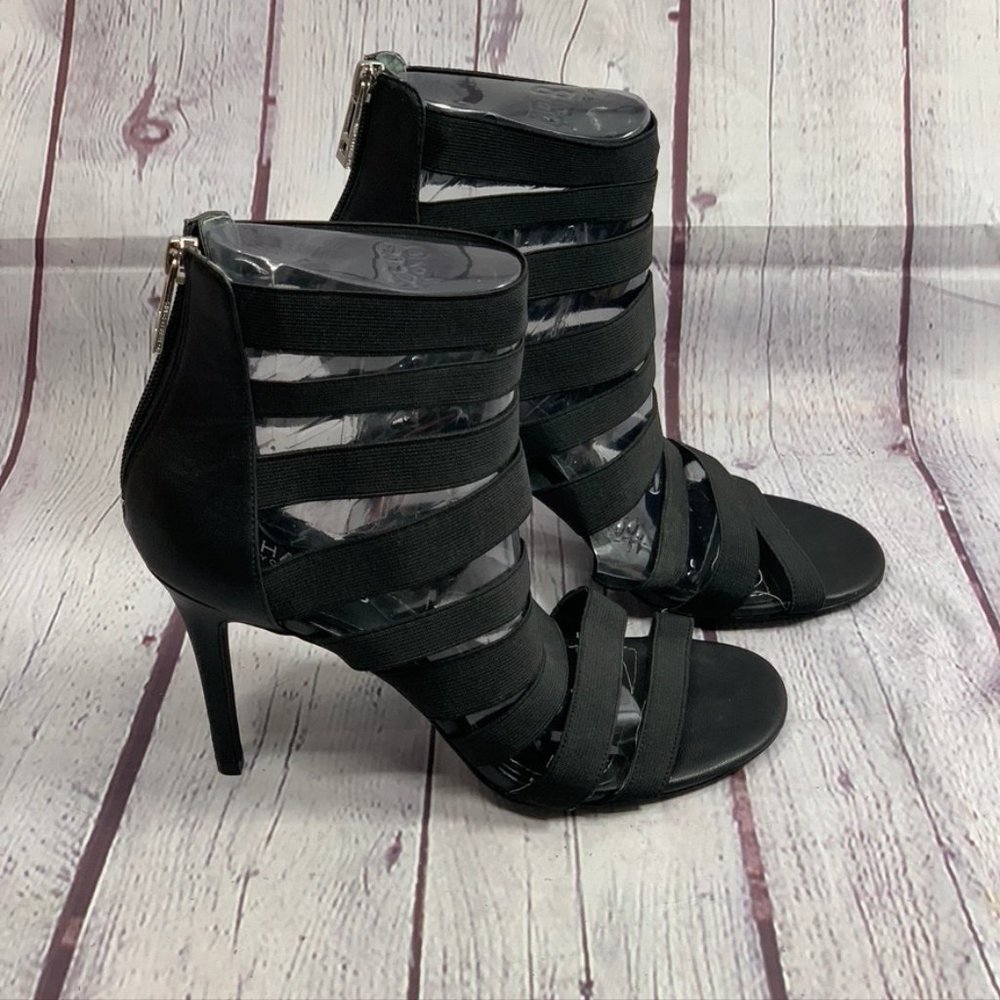 Charles by Charles David Black Elastic Strap Bonda - Picture 2 of 8